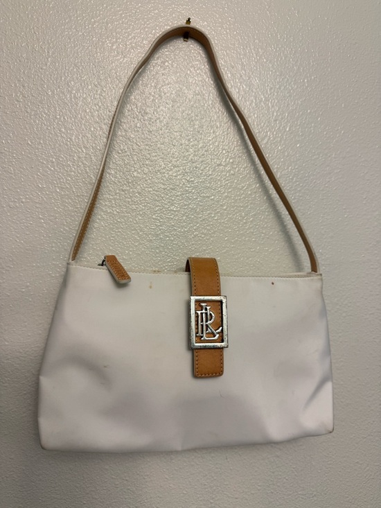 Ralph Lauren Handbags - Ralph Lauren White fabric bag
